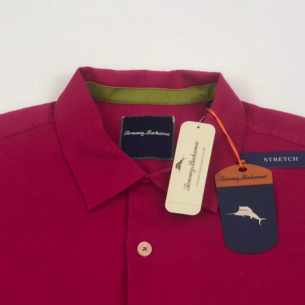 Tommy Bahama Mens Monaco Tides Razzberry NWT - Picture 3 of 8